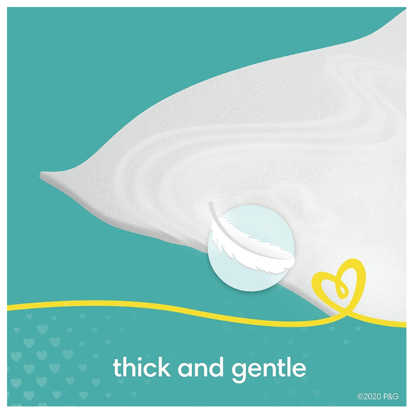 Pampers Sensitive Baby Wipes,  12 x 56 Wipes